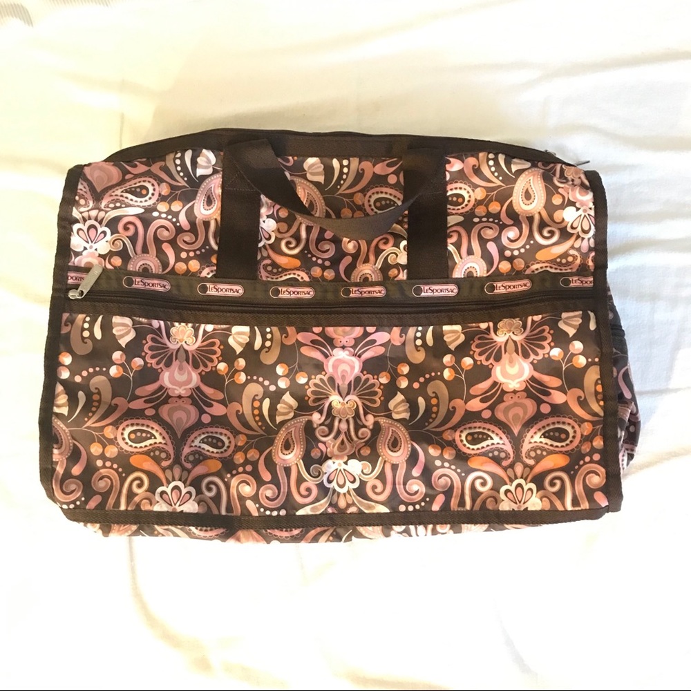 LeSportsac Large Weekender Handbag Floral